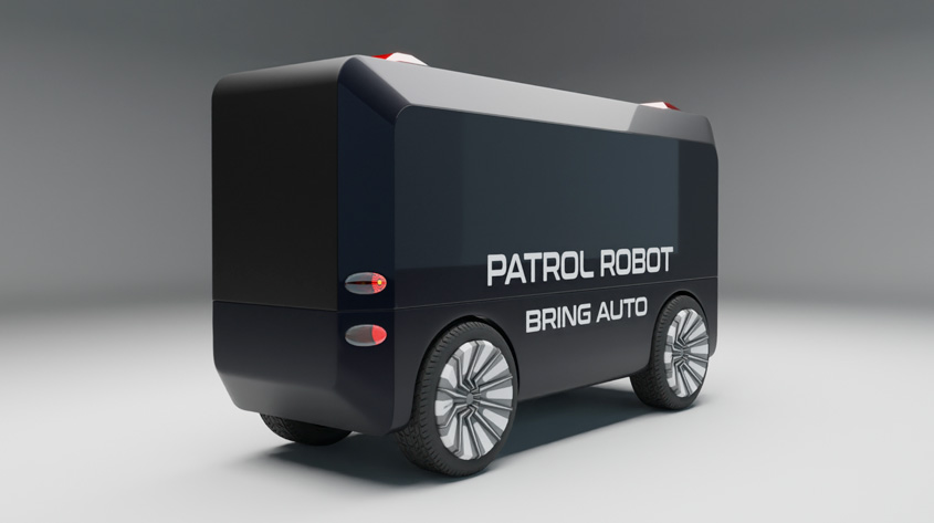 mobile security robot